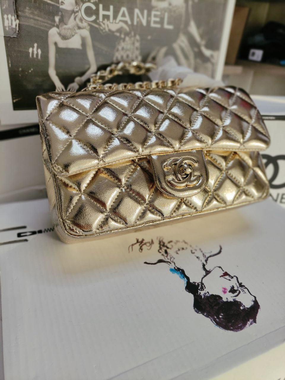 Chanel Classic Flap Bag – Metallic Gold