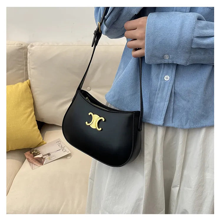 CELINE Small Tilly Bag in Shiny Calfskin