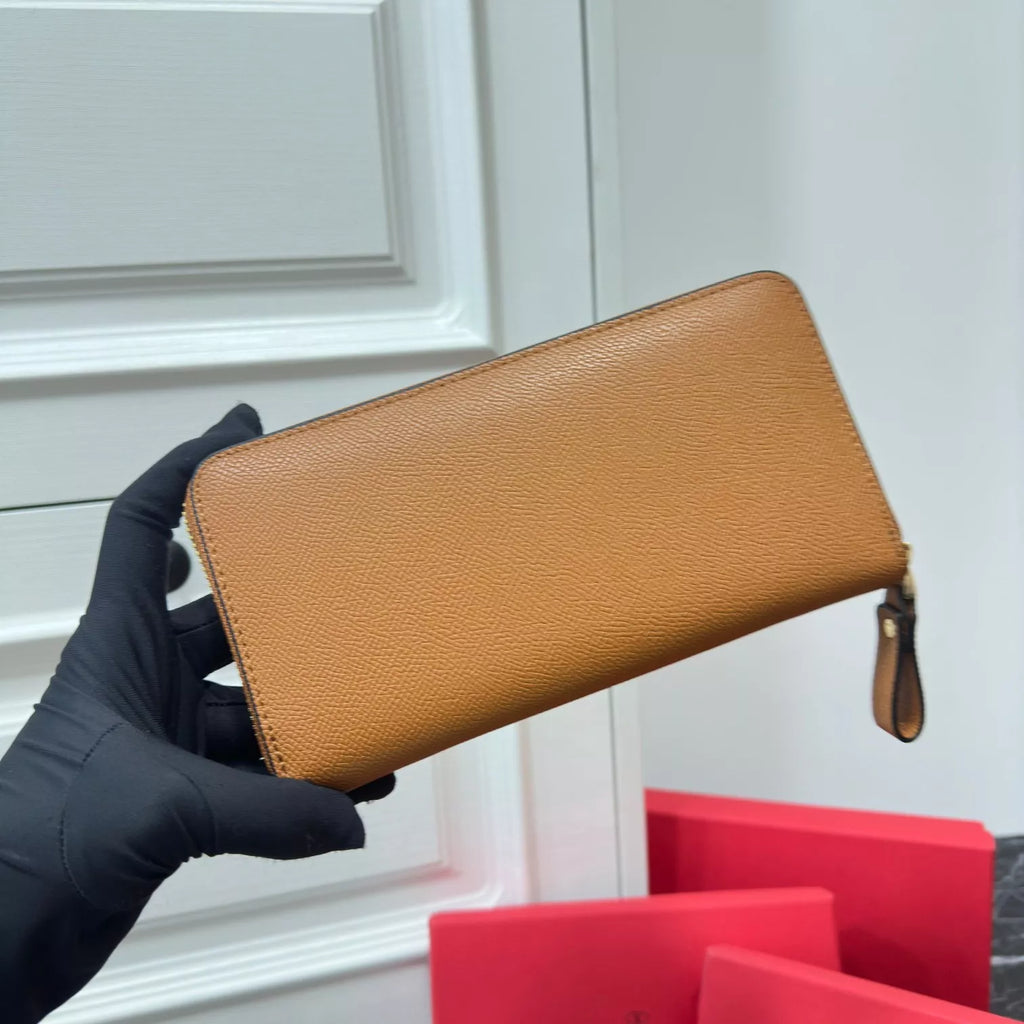 Valentino VLogo Zip-Around Wallet