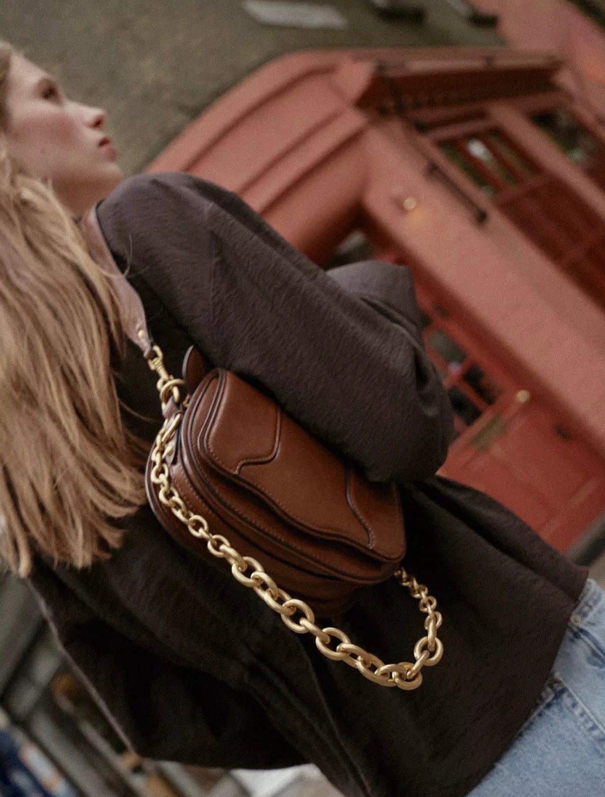 Zara Chain Flap Shoulder Bag