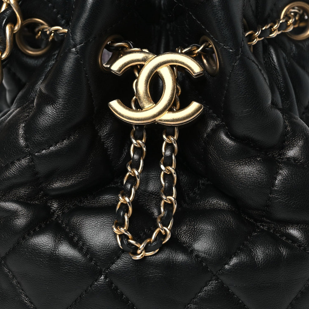 Chanel Drawstring Bucket Bag