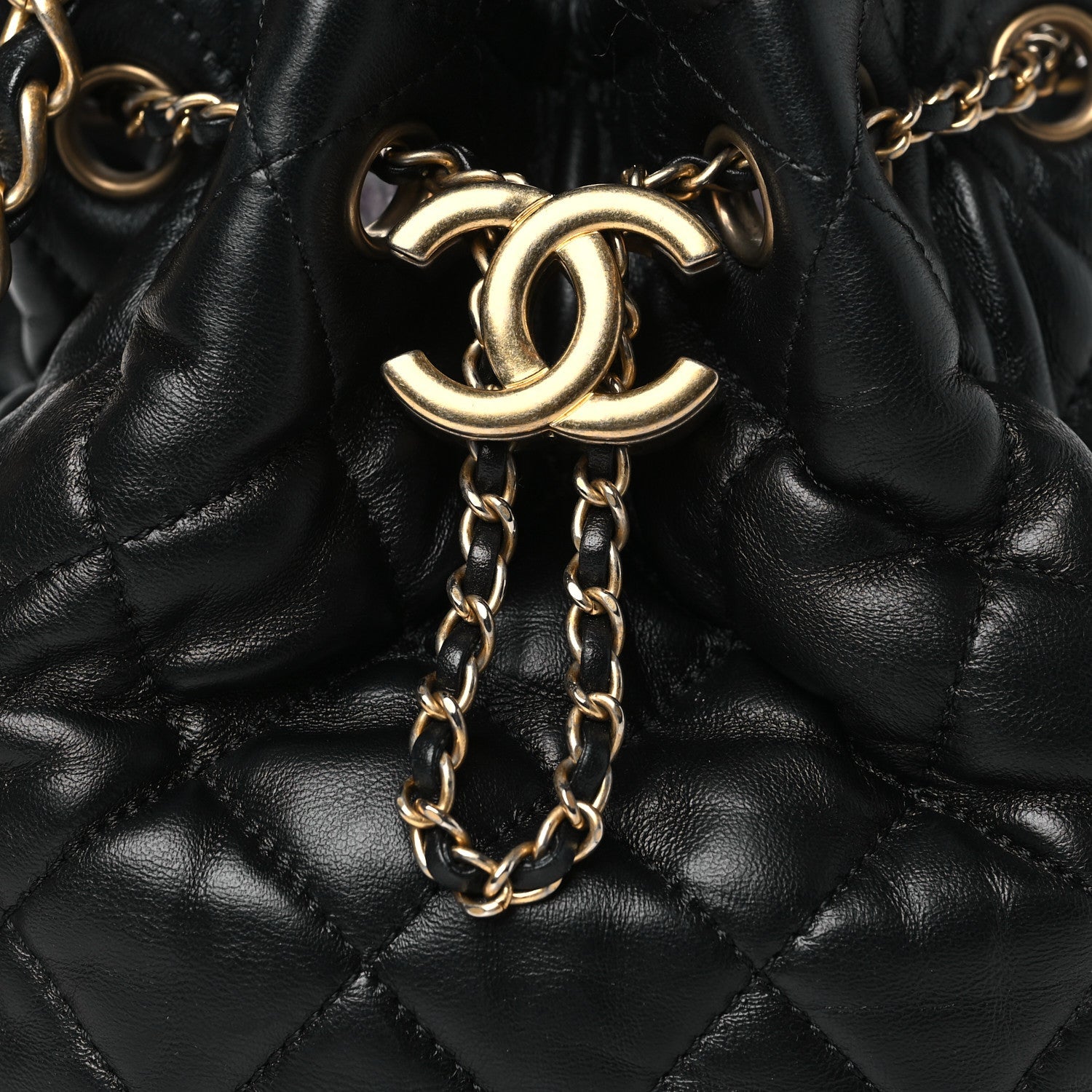 Chanel Drawstring Bucket Bag