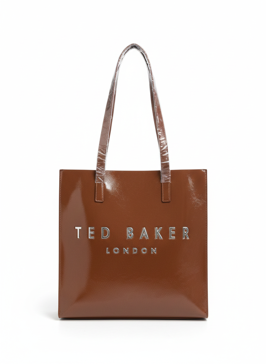 TED BAKER Botanin Icon floral-print woven tote bag
