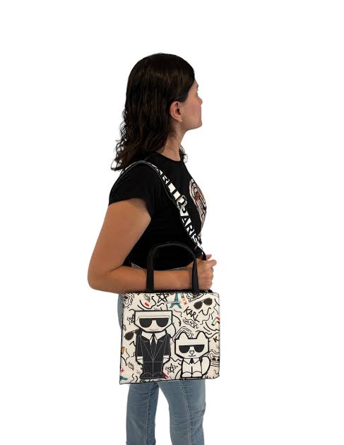 Karl Lagerfeld Canvas Tote Bag
