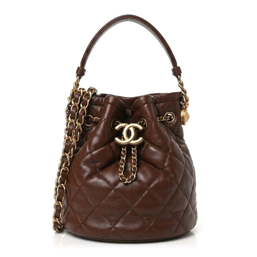 Chanel Drawstring Bucket Bag