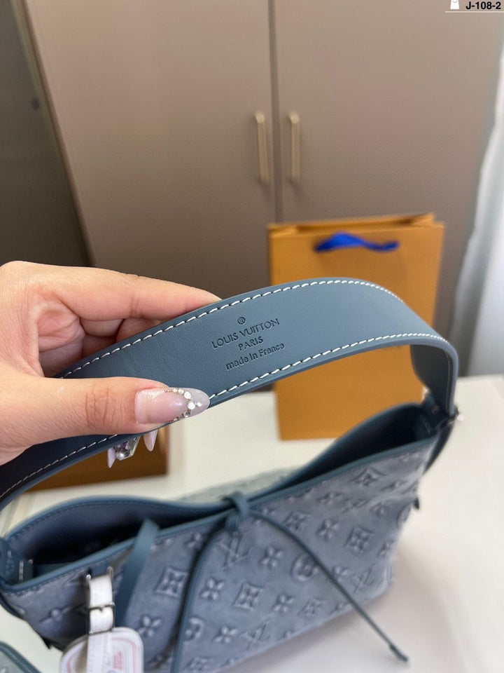 Louis Vuitton Denim Shoulder Bag Set