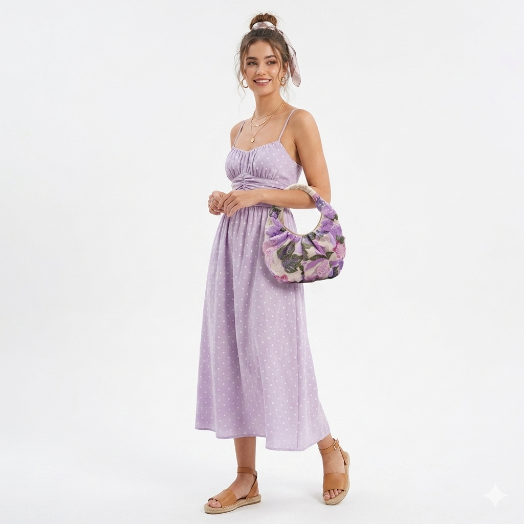 Floral Embroidered Sequin Hobo Bag