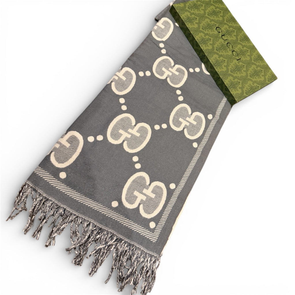 Gucci Double Face Wool Scarf