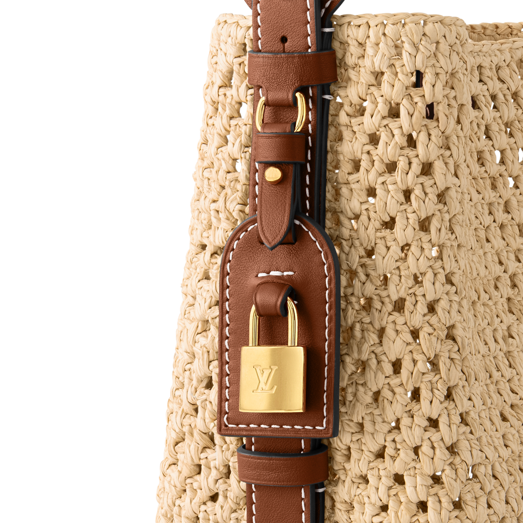 Louis Vuitton Nano Bucket in Raffia