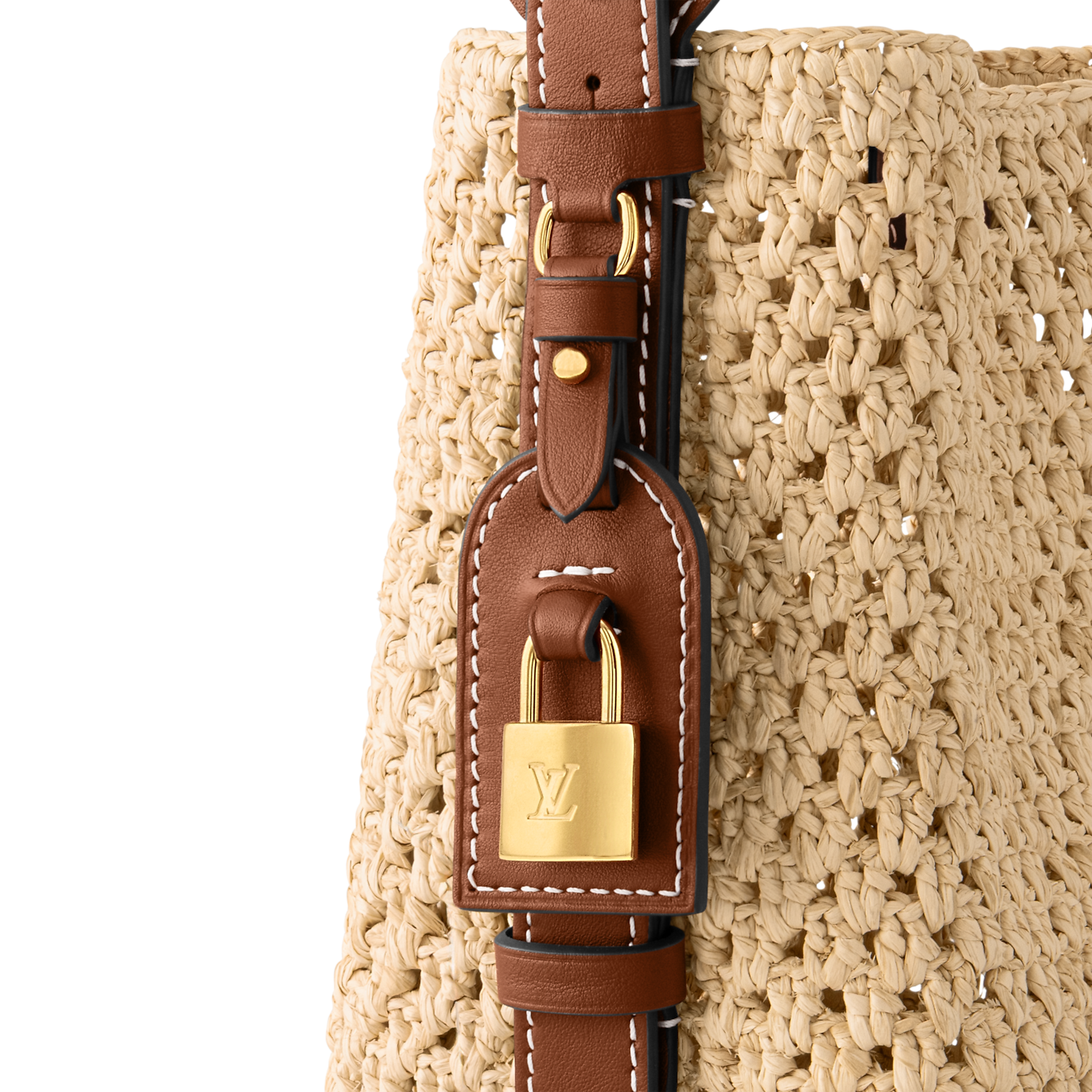Louis Vuitton Nano Bucket in Raffia