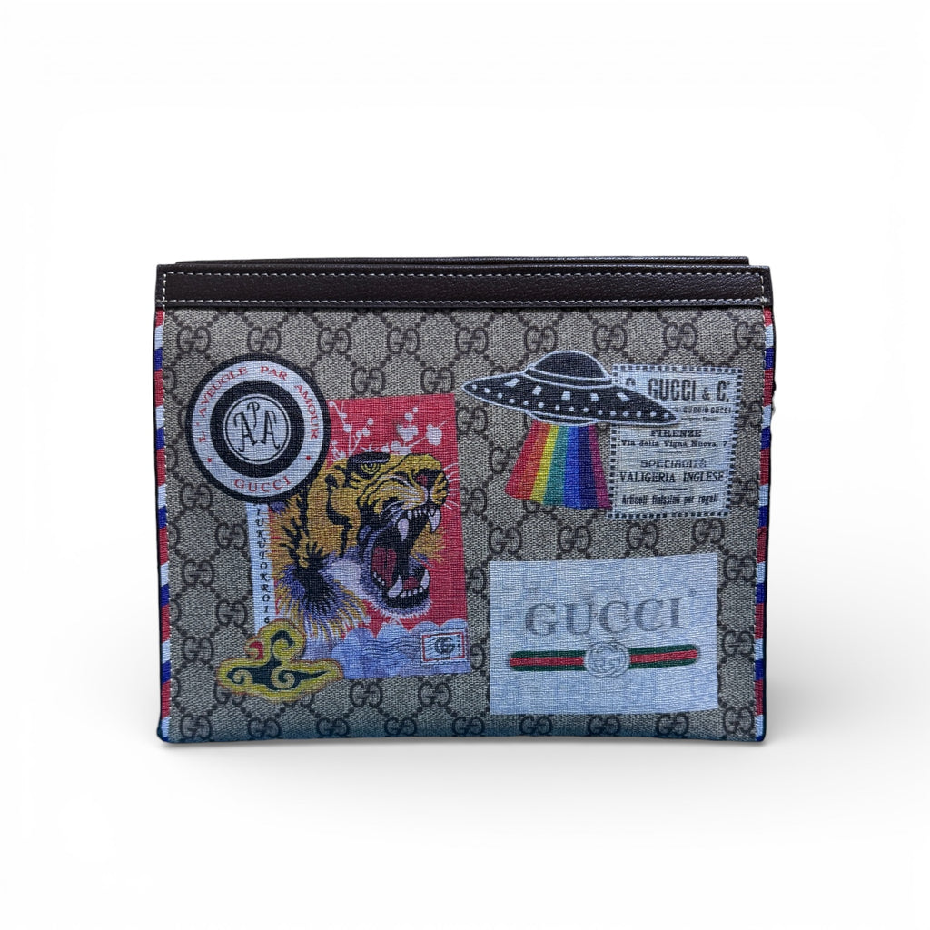 Gucci Courrier GG Supreme Pouch