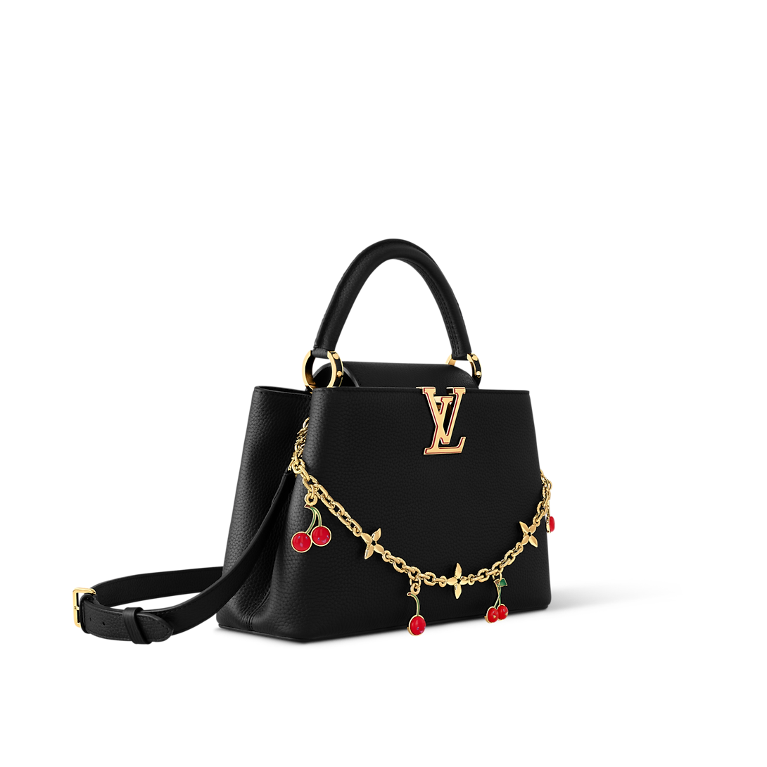 Louis Vuitton Capucines Cherry Charm Bag