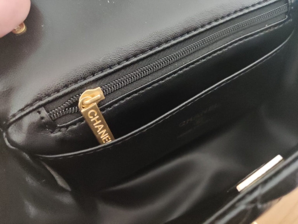 Mini Quilted Chain Shoulder Bag with Charm Details