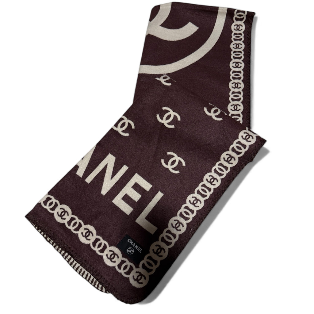Chanel Cozy Soft Wool Scarf-Double face
