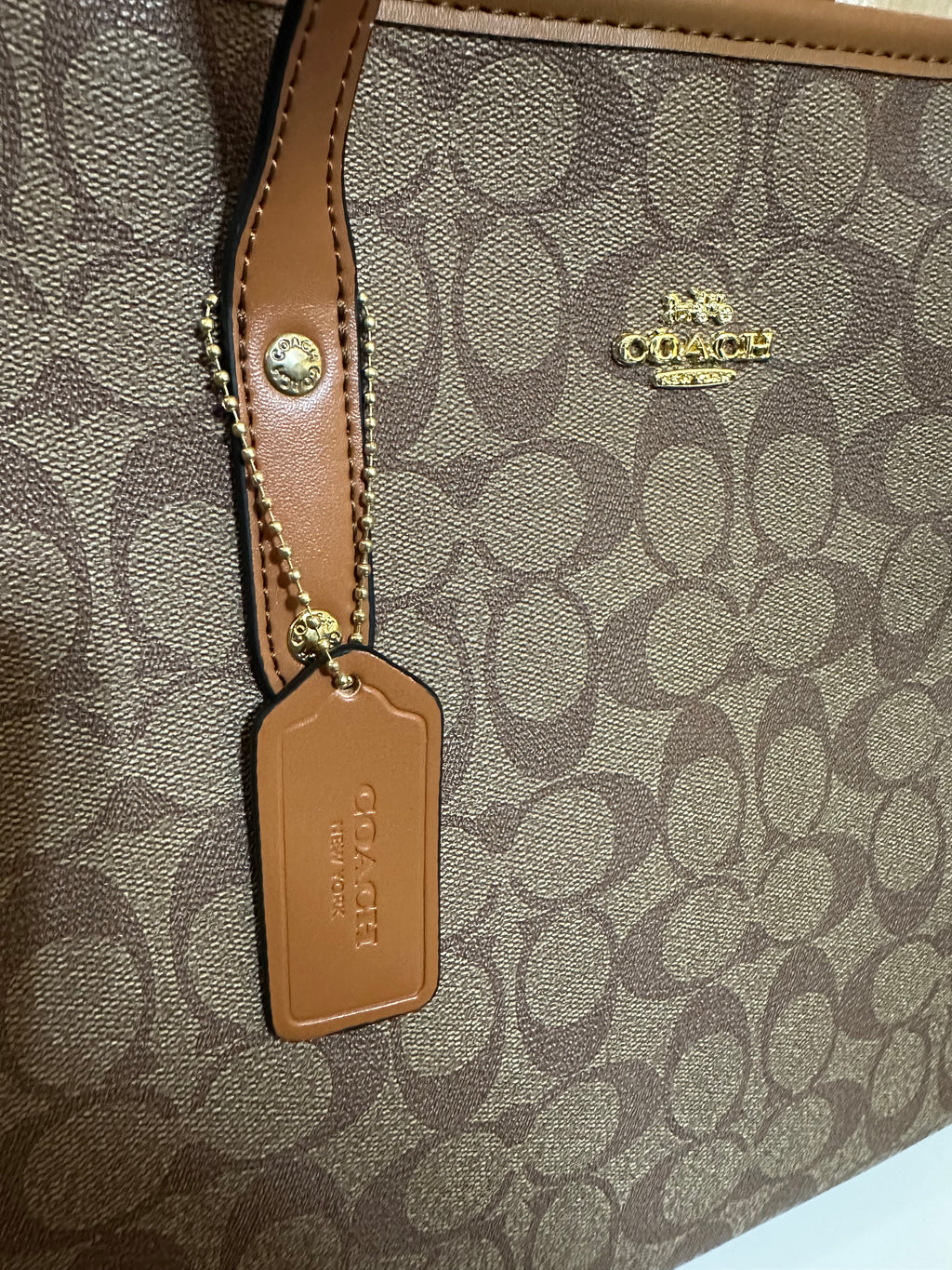 Coach Signature City Tote Bag