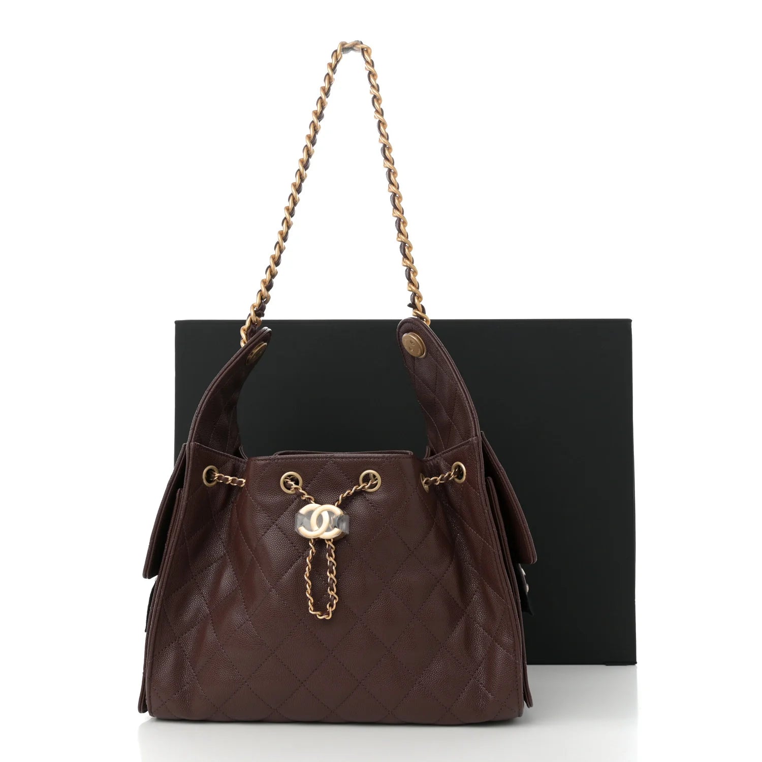 CHANEL Caviar Quilted 25 Handbag