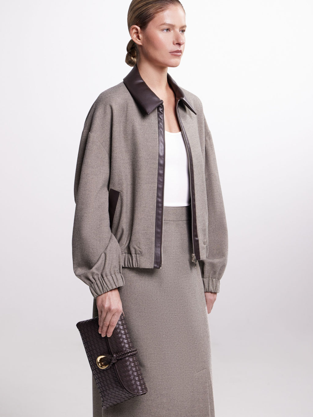 Bottega Veneta Intrecciato Knot Crossbody