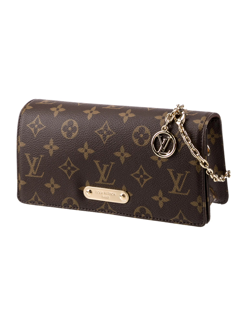 Louis Vuitton Wallet On Chain Lily Monogram