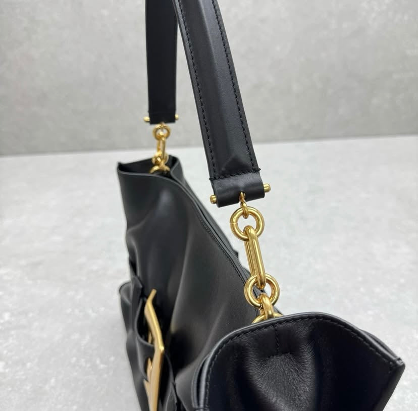 Balmain B-Buzz Belted Tote