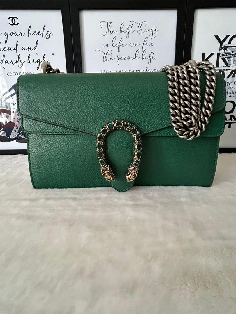 Gucci Dionysus Leather Shoulder Bag