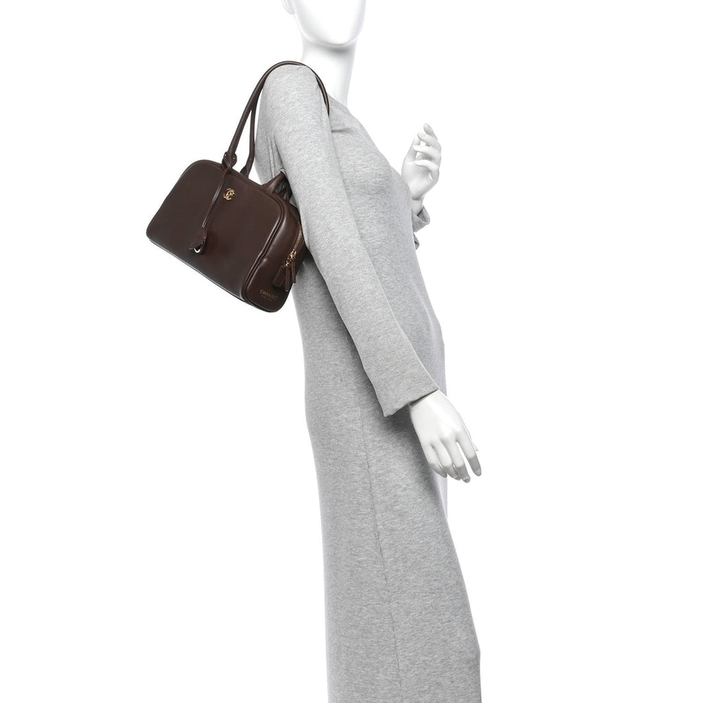 Chanel Bowling Shoulder Bag with Clochette Charm