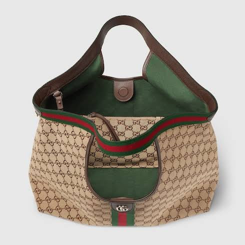 Gucci Ophidia GG Supreme Medium Hobo Bag