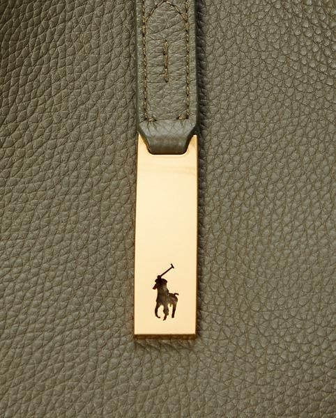 Polo Ralph Lauren Polo ID Leather Hobo Shoulder Bag