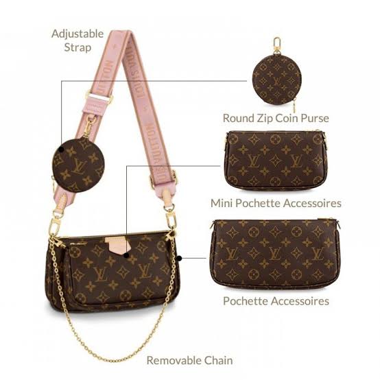 Louis Vuitton Multi Pochette Crossbody Bag