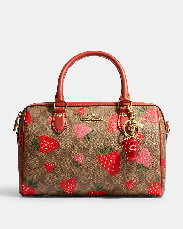 Coach Strawberry Bag Charm
