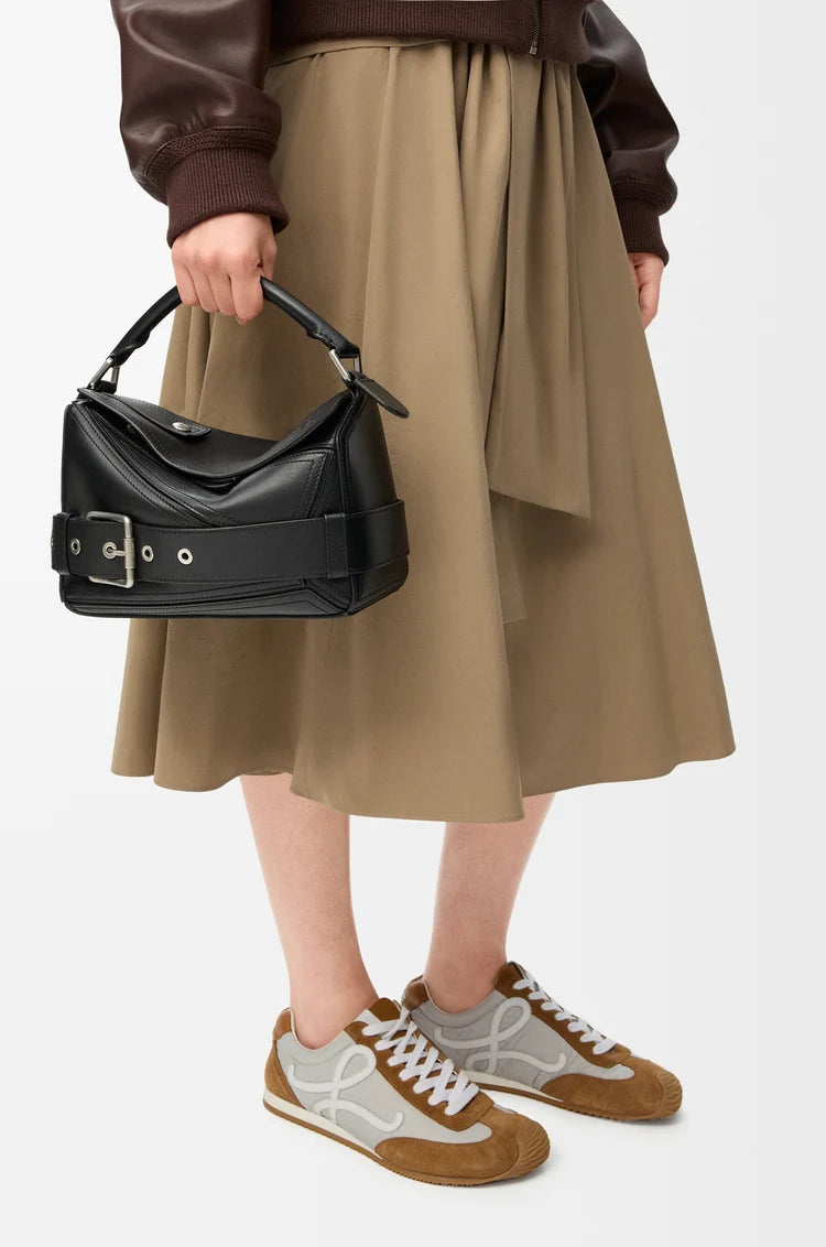 LOEWE Puzzle Biker belted leather