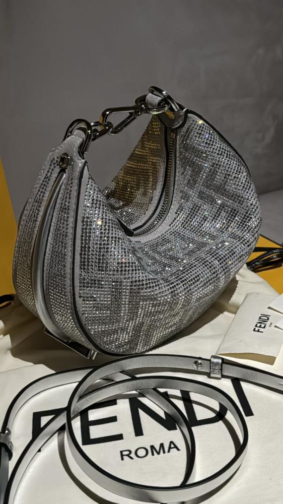 Fendi Fendigraphy Mini Bag (Crystal FF )