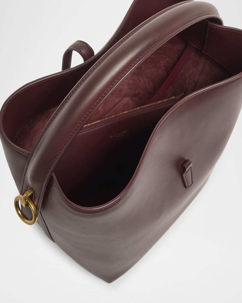 Saint Laurent Le 37 Leather Bucket Bag