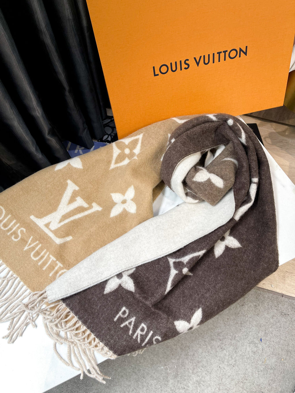 Louis Vuitton Double-Face Monogram Shawl