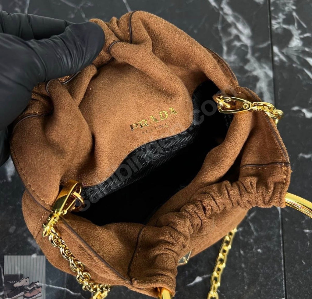 PRADA Suede leather