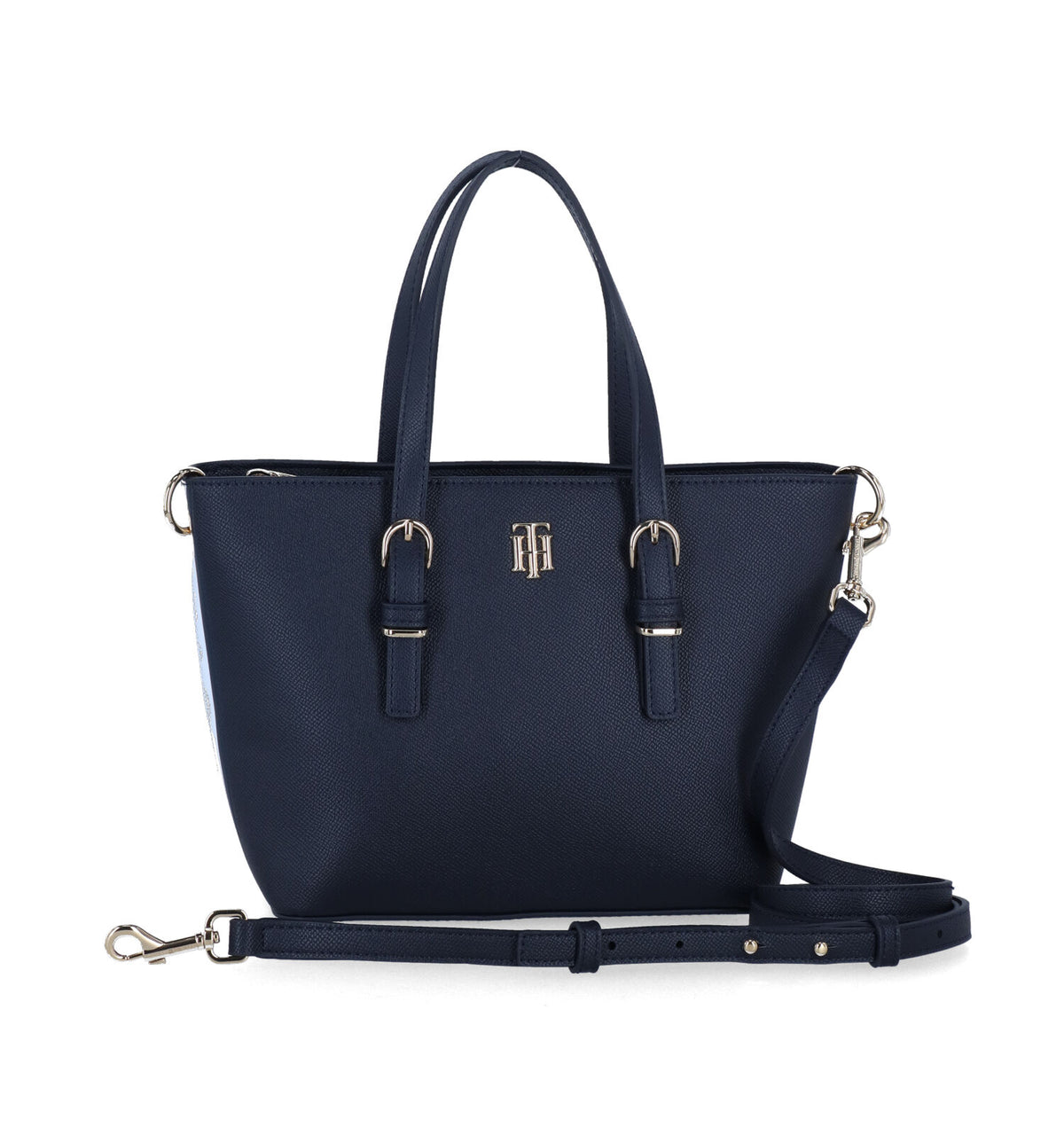Tommy Hilfiger TH Monogram Buckle Small Tote Bag
