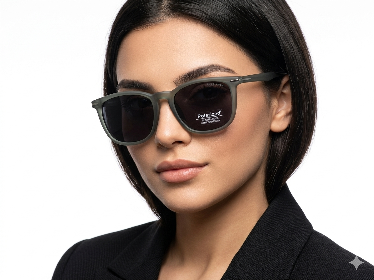 Hugo Boss Matt Square Sunglasses