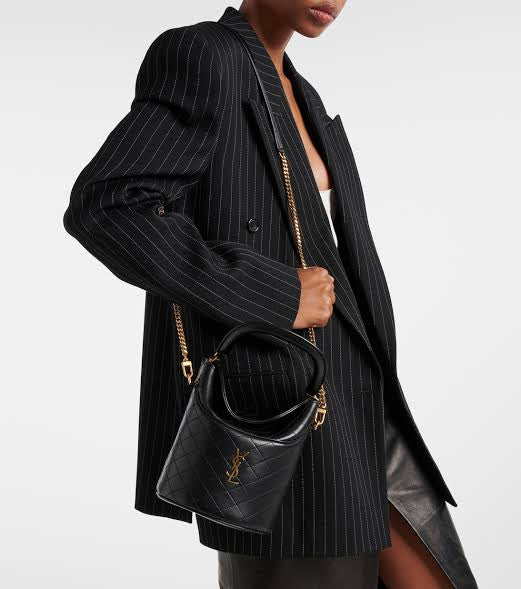 Saint Laurent Le 5 À 7 Bucket Bag
