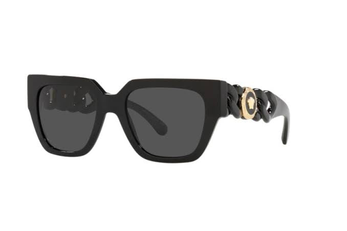 Versace Medusa Chain Square Sunglasses