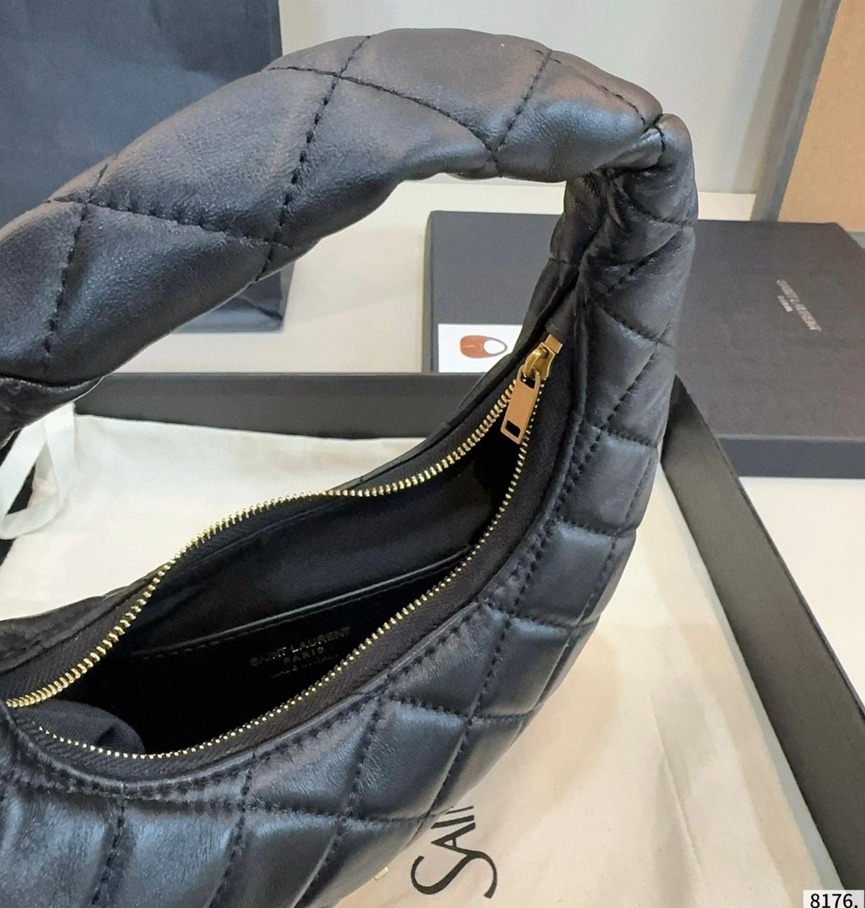 Saint Laurent Puffer Quilted Hobo Bag