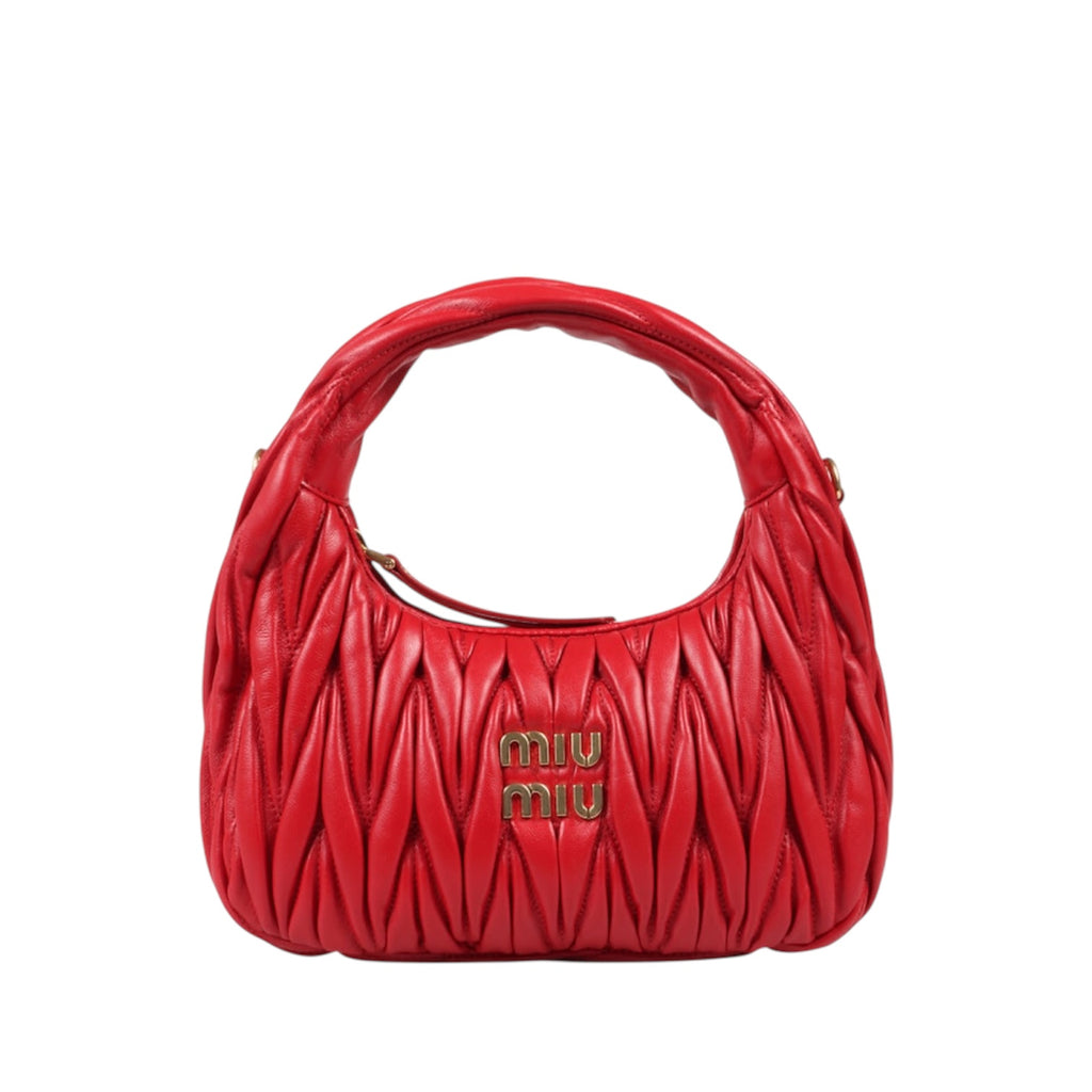 Miu Miu Matelassé Hobo Bag