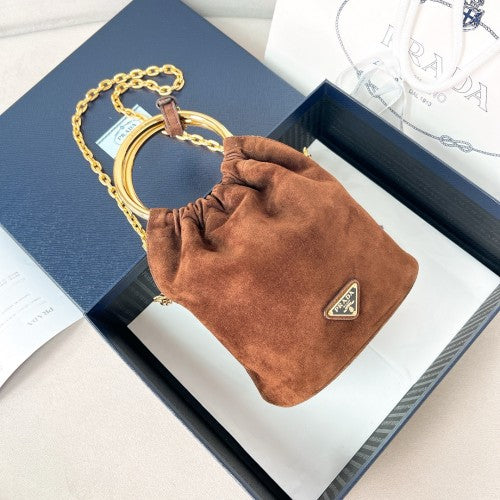 PRADA Suede leather