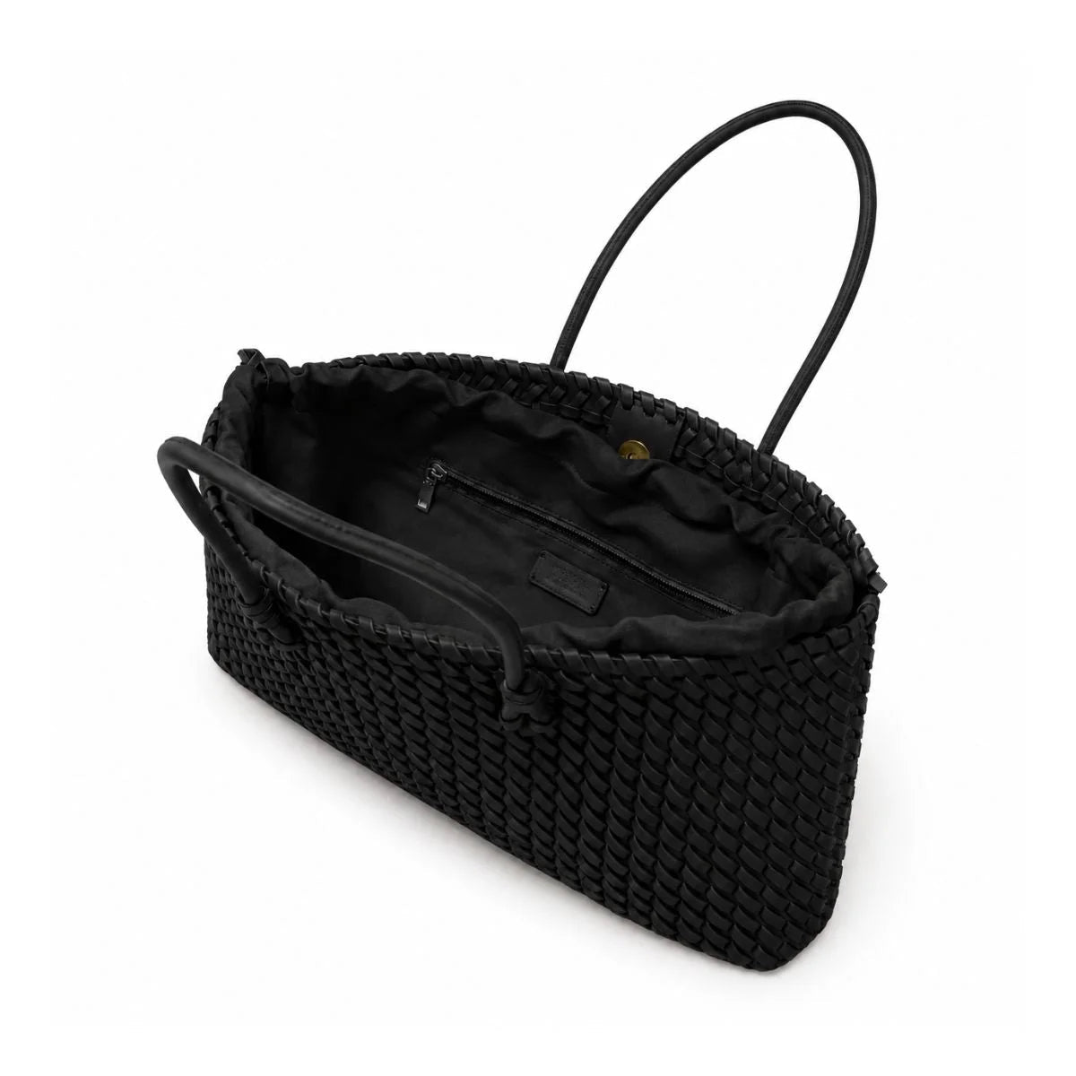 Zara Woven Basket Tote