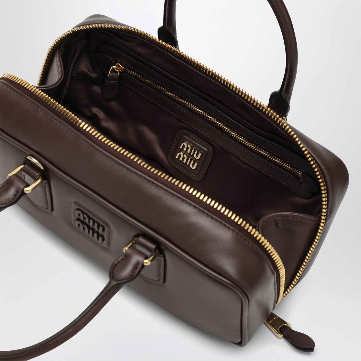 Miu Miu Leather Mini Top Handle Bag