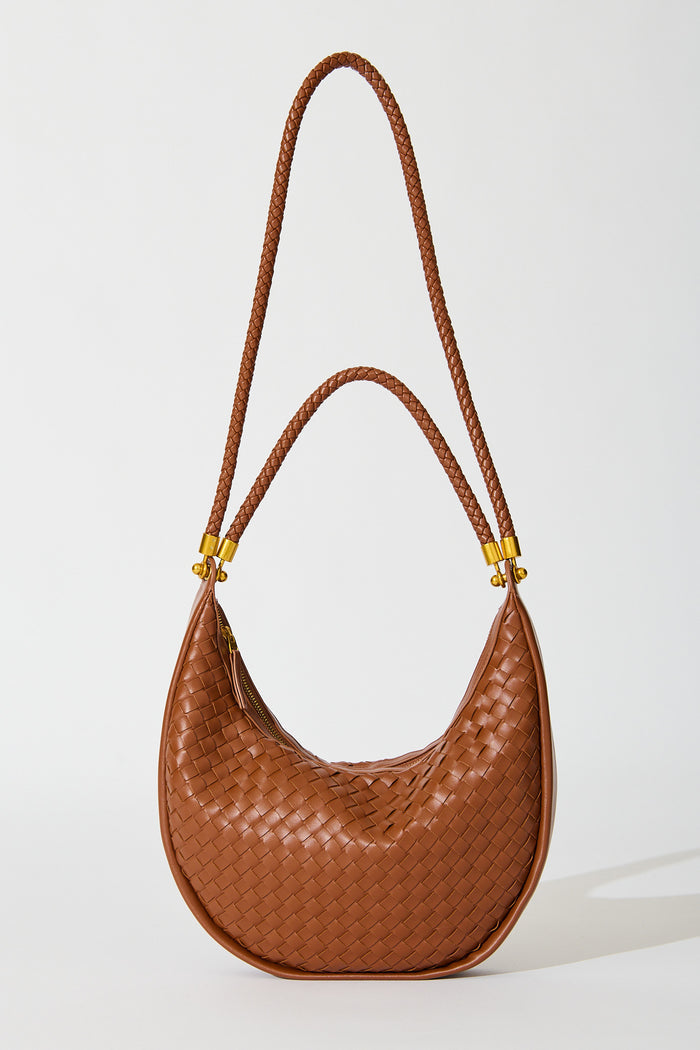 Bottega Woven Leather Shoulder Bag( large size)