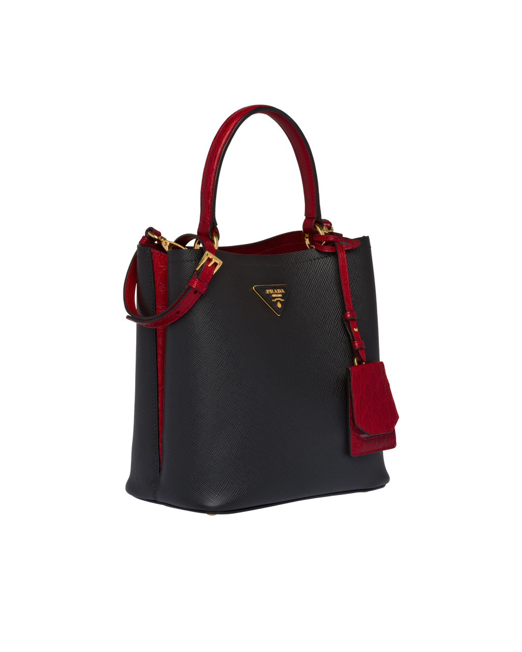 Prada Panier Small Saffiano Leather Bag