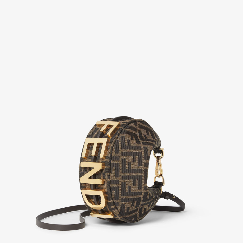 Fendi Mini Croissant FF Logo Bag
