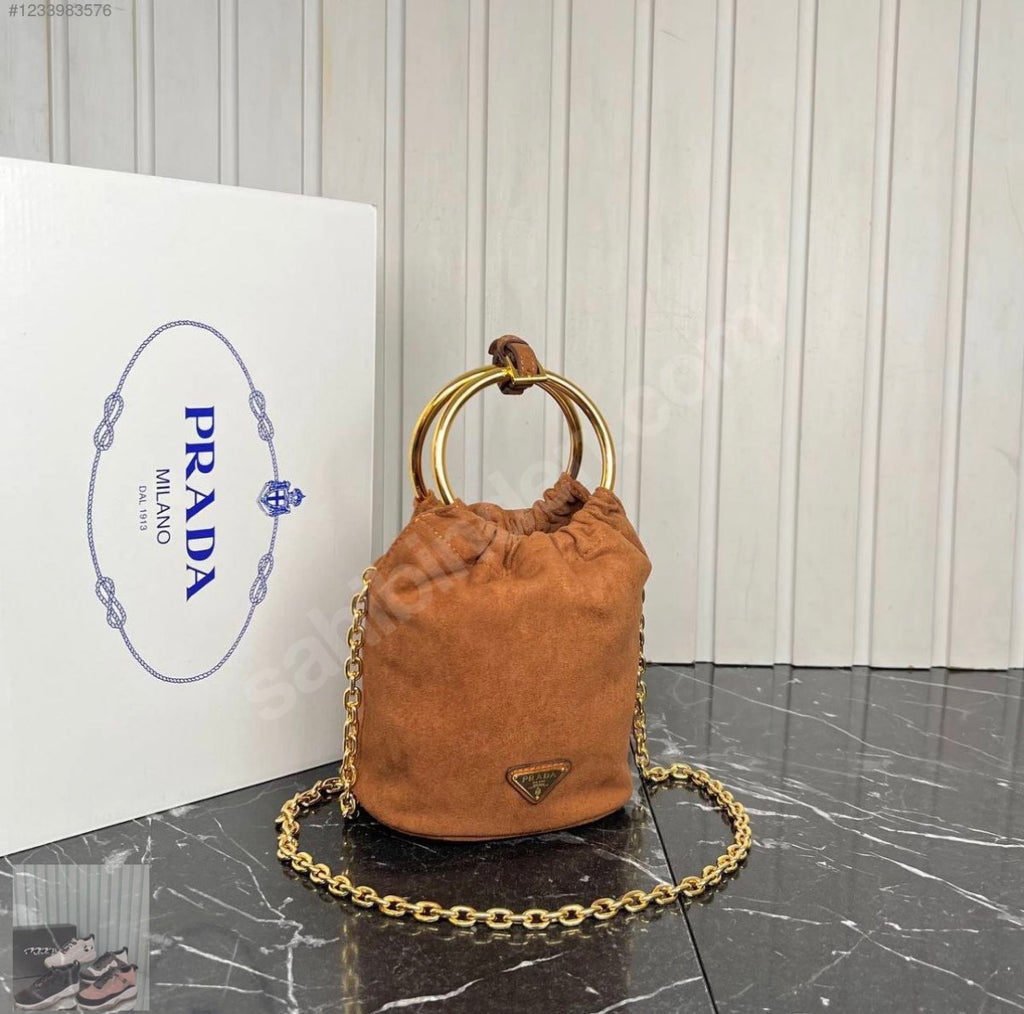 PRADA Suede leather