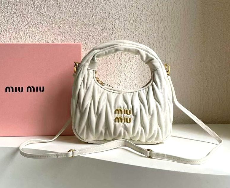 Miu Miu Matelassé Hobo Bag
