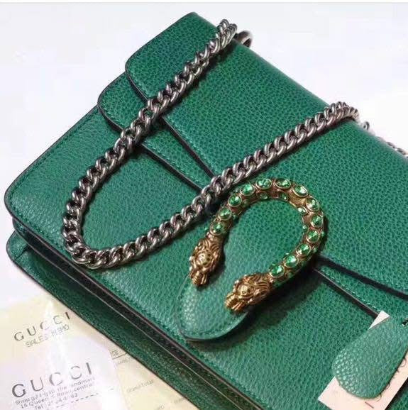 Gucci Dionysus Leather Shoulder Bag
