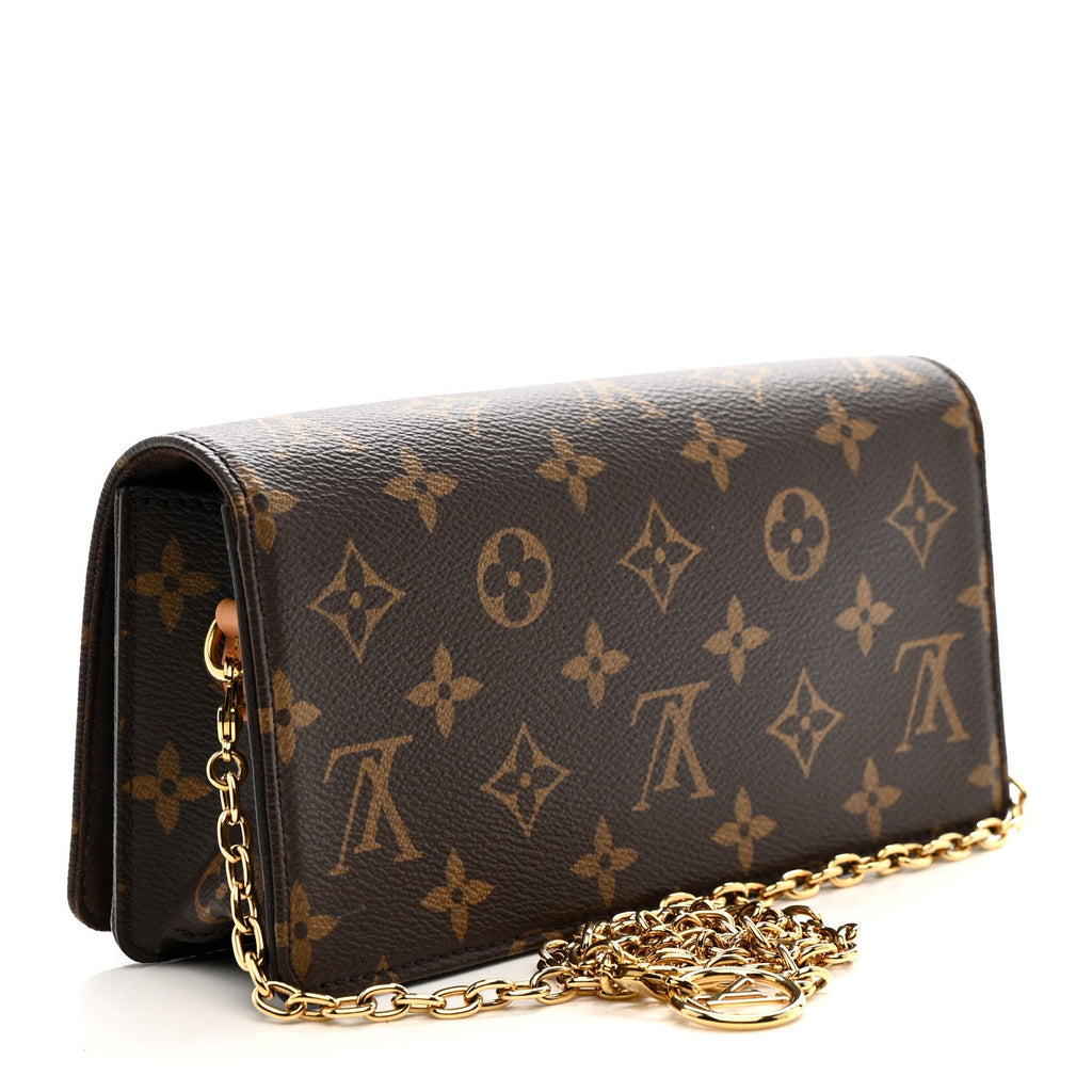 Louis Vuitton Wallet On Chain Lily Monogram
